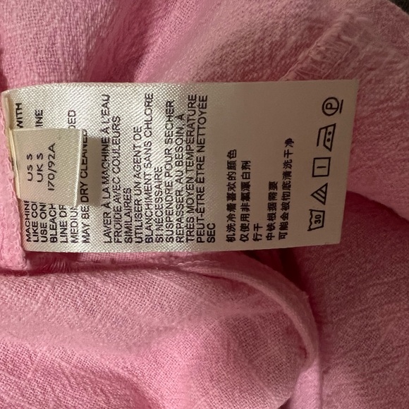 BNWT Free People Top Wink My Way In Chalk Pink - Picture 8 of 11